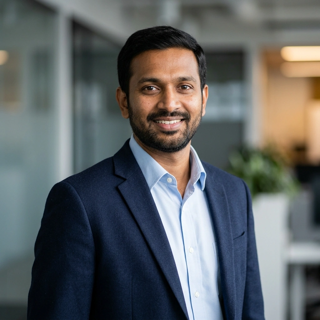 Portrait of Arjun Krishnaswamy